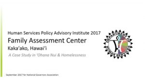 cover image of Family Assesment Center report